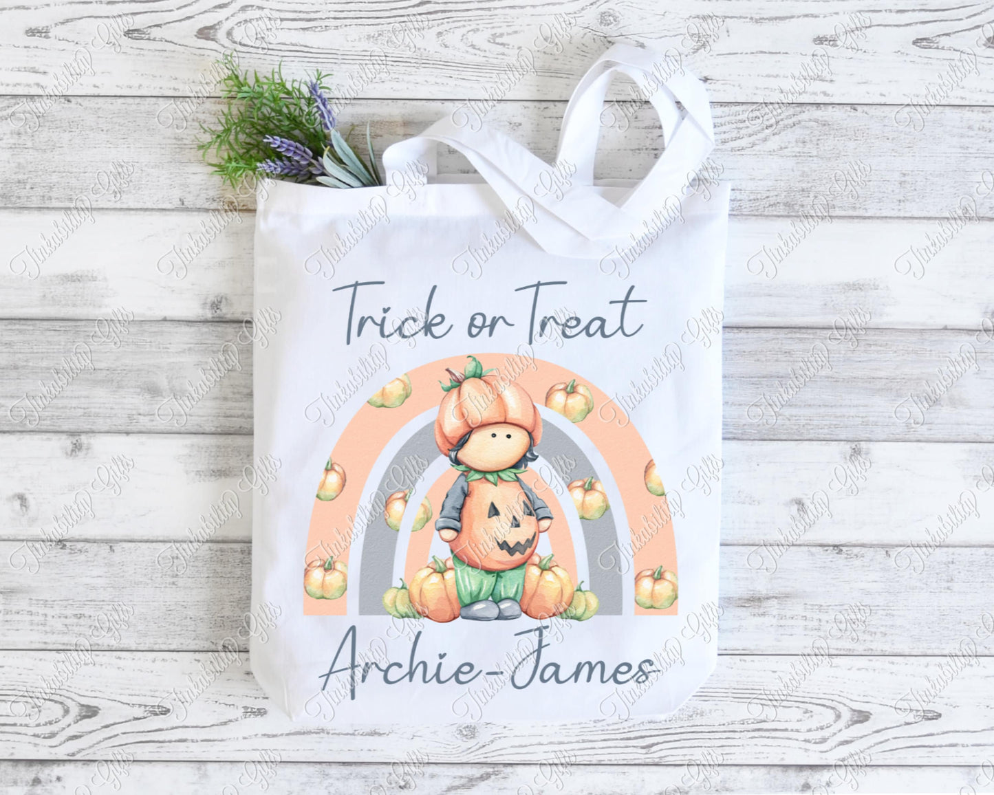 Cute Pumpkin Tote Bag