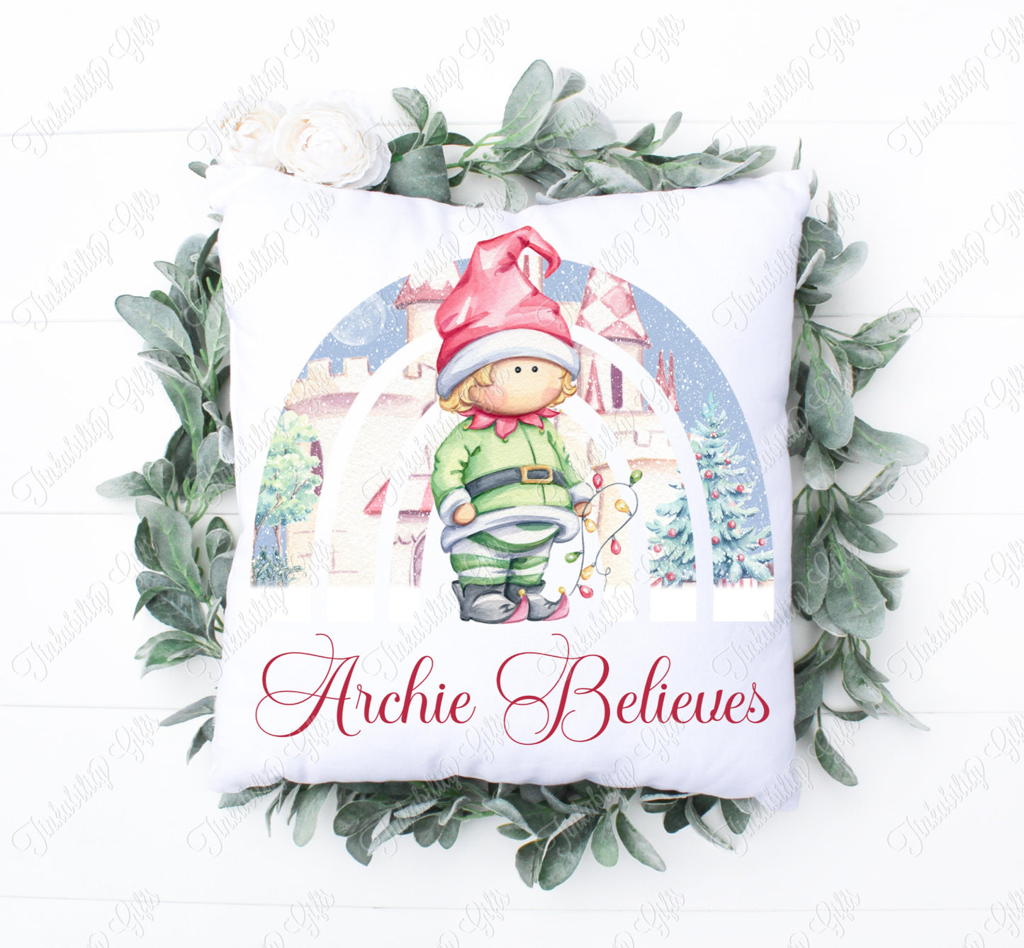 Boy Elf Plush Cushion