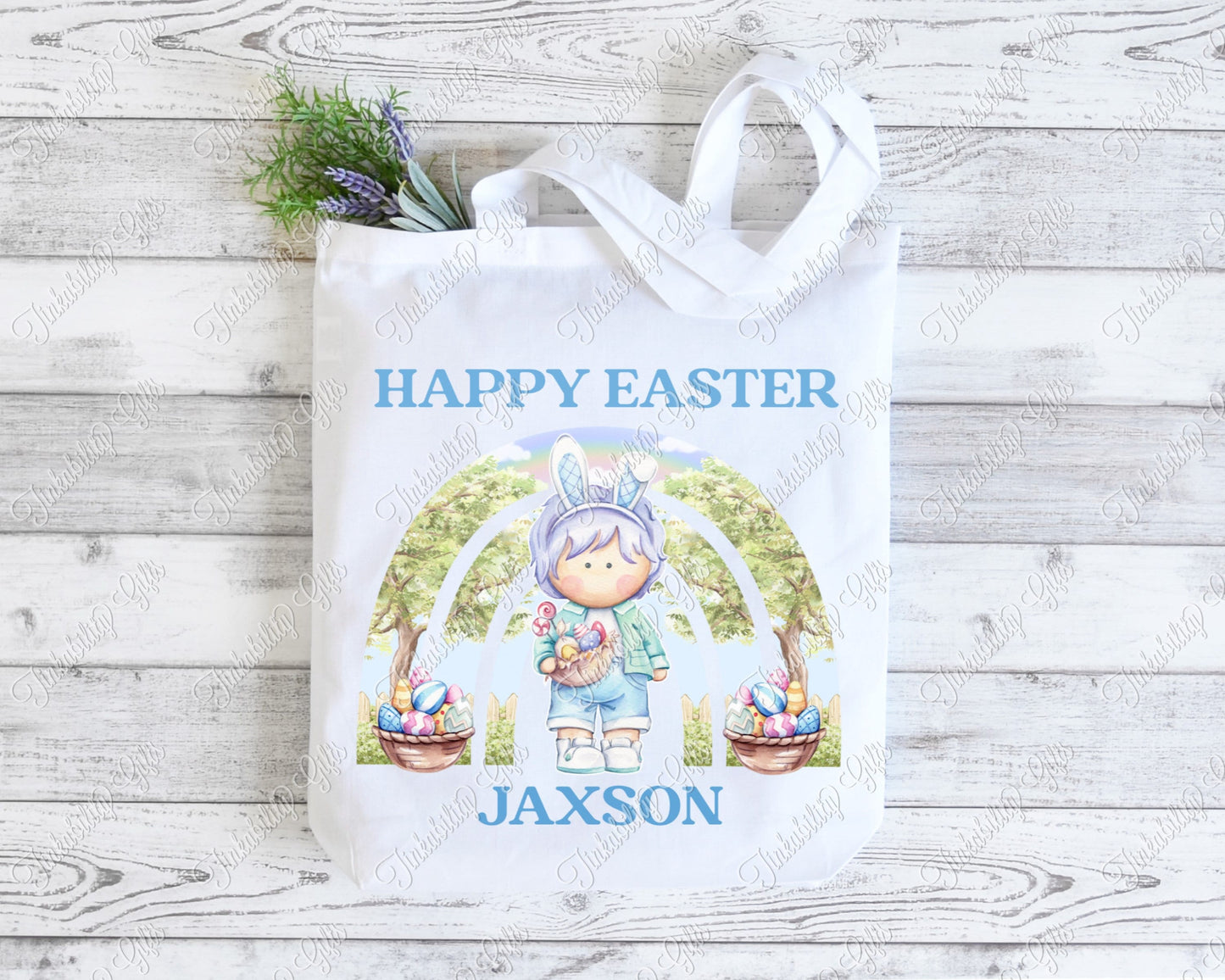 Cute Easter Bunny Tote Bag