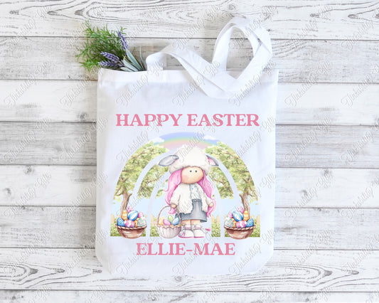 Cute Easter Lamb Tote Bag