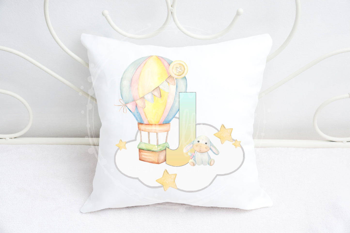 Baby nursery alphabet cushion A-Z