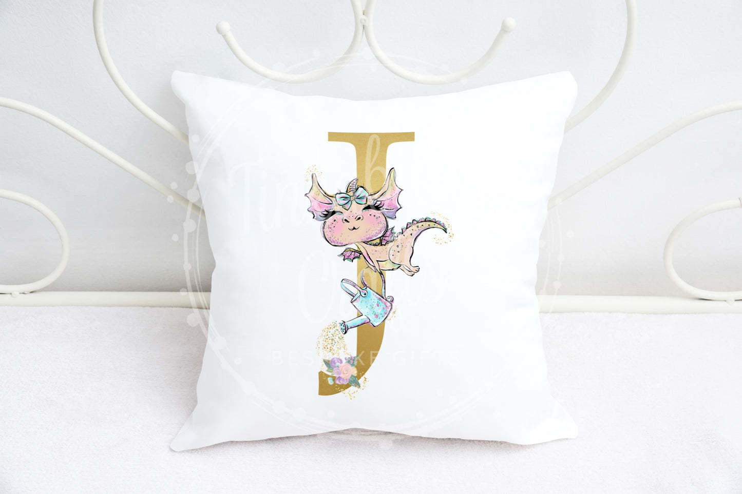 Diva Dragon alphabet cushion A-Z