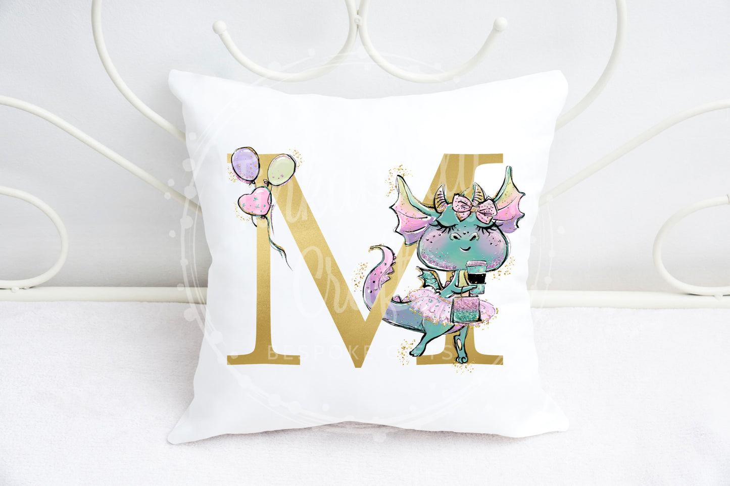 Diva Dragon alphabet cushion A-Z