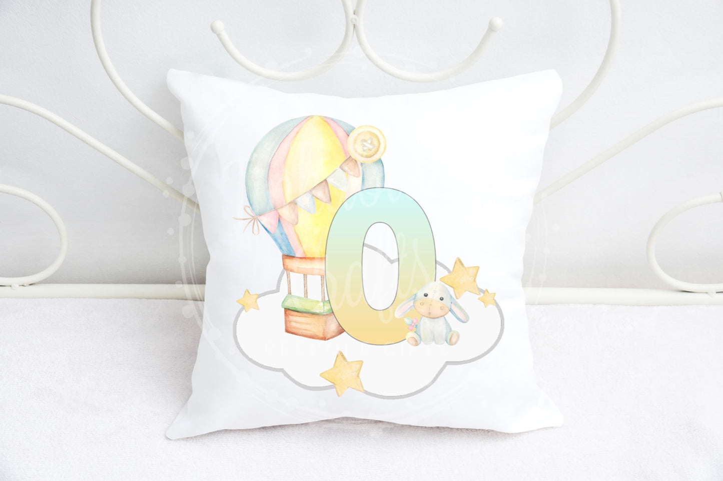 Baby nursery alphabet cushion A-Z