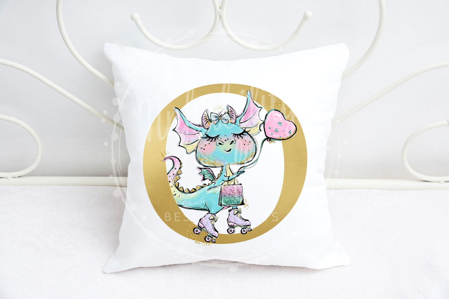 Diva Dragon alphabet cushion A-Z