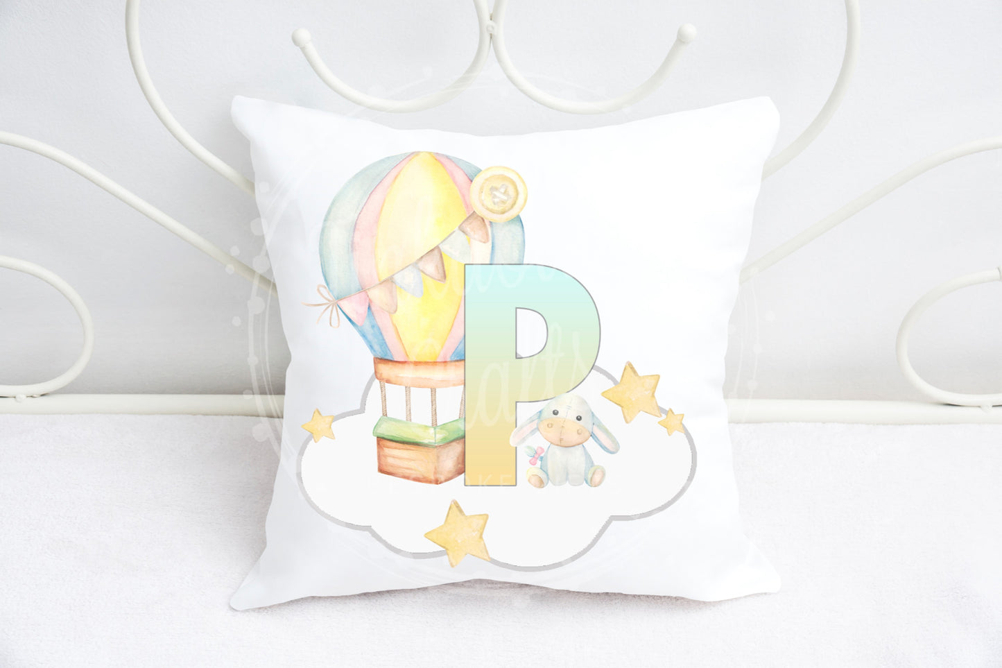 Baby nursery alphabet cushion A-Z