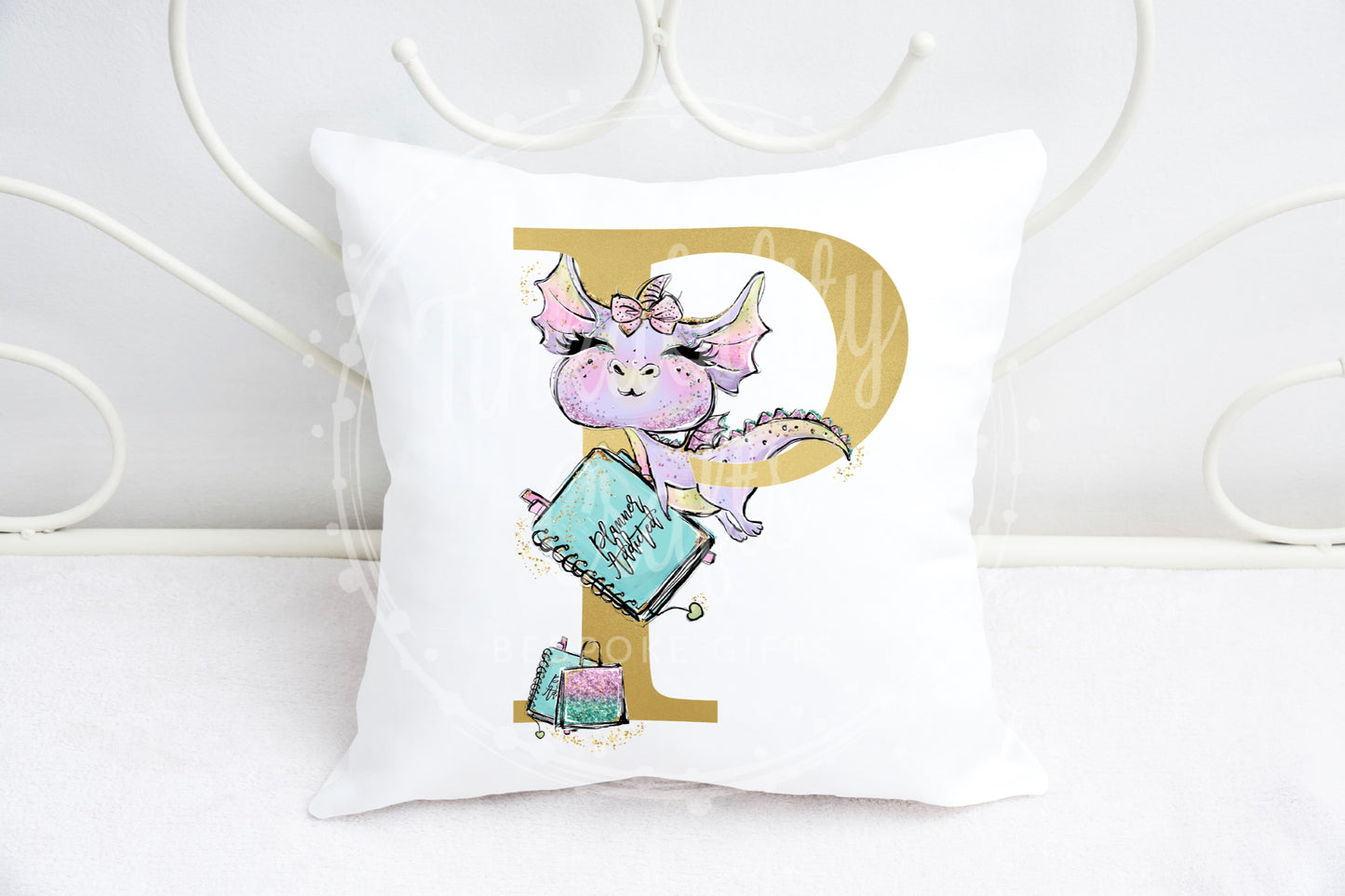 Diva Dragon alphabet cushion A-Z