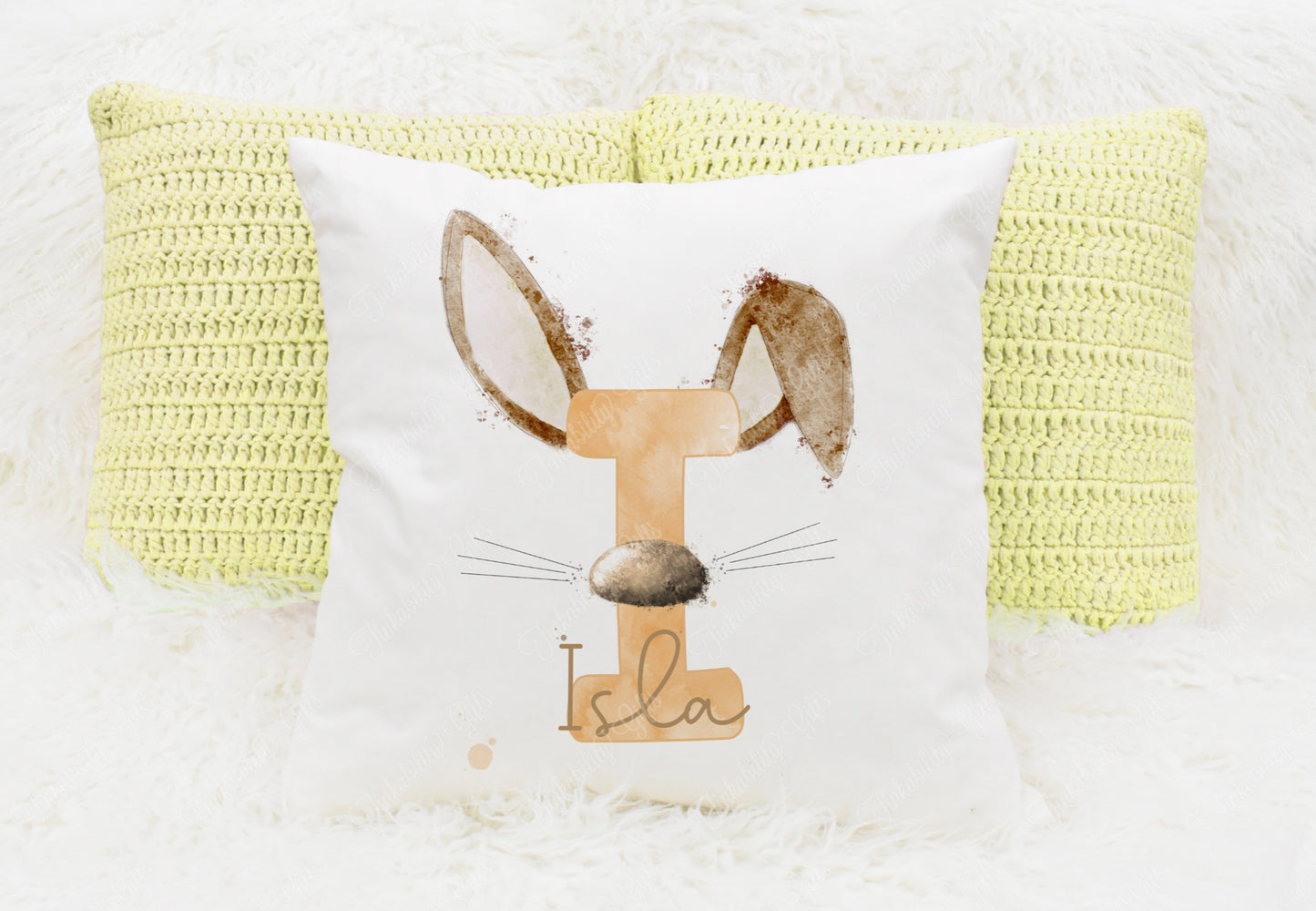 Bunny alphabet cushion A-Z