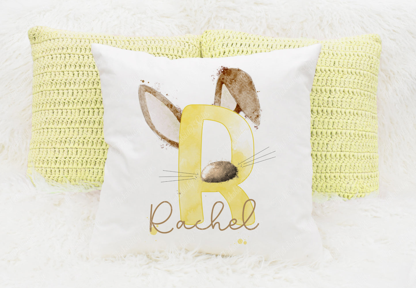 Bunny alphabet cushion A-Z