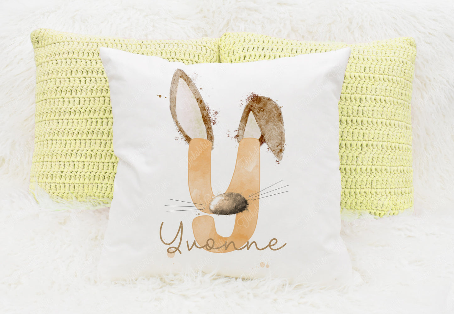 Bunny alphabet cushion A-Z