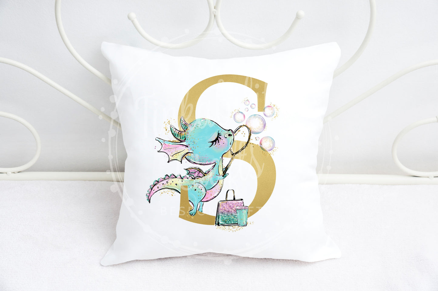 Diva Dragon alphabet cushion A-Z