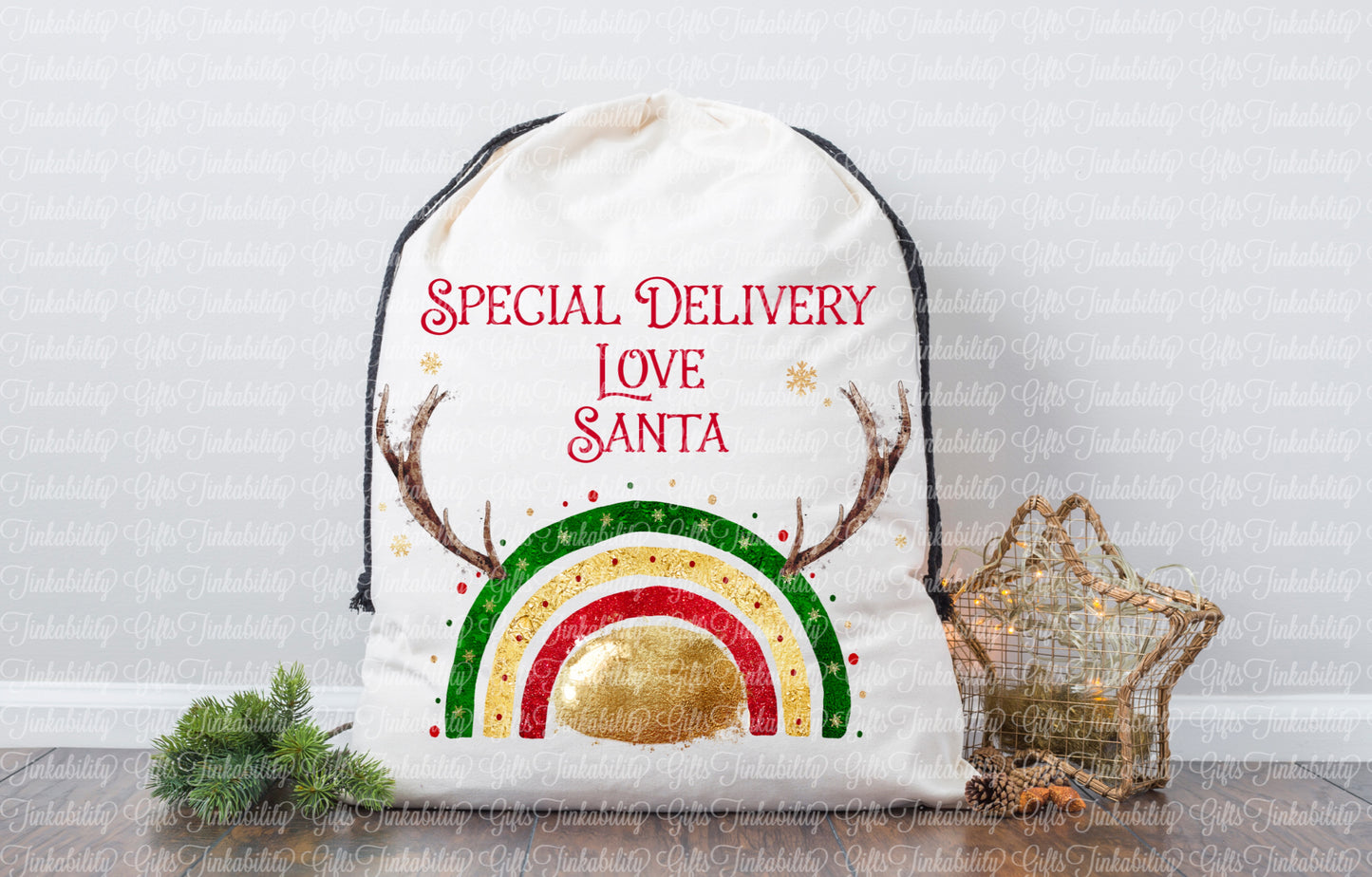 Reinbow Santa Sack