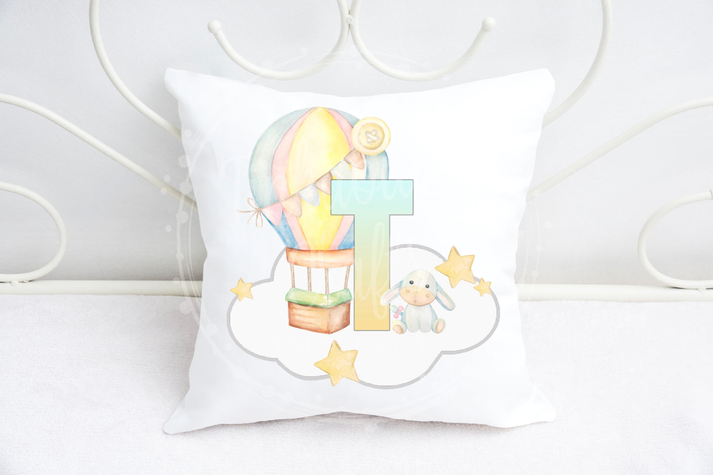 Baby nursery alphabet cushion A-Z