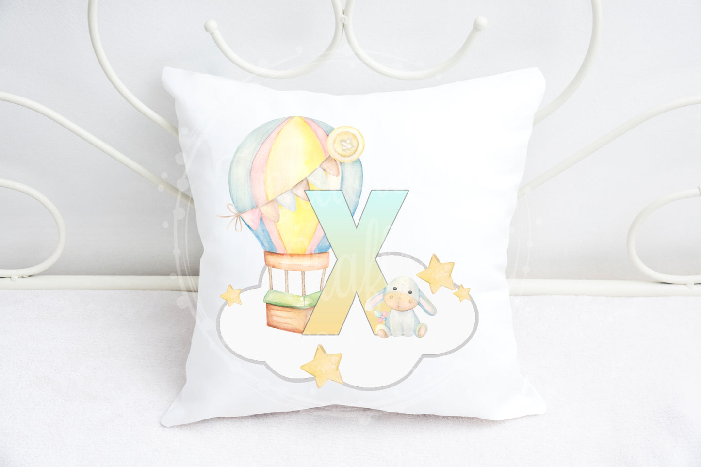 Baby nursery alphabet cushion A-Z