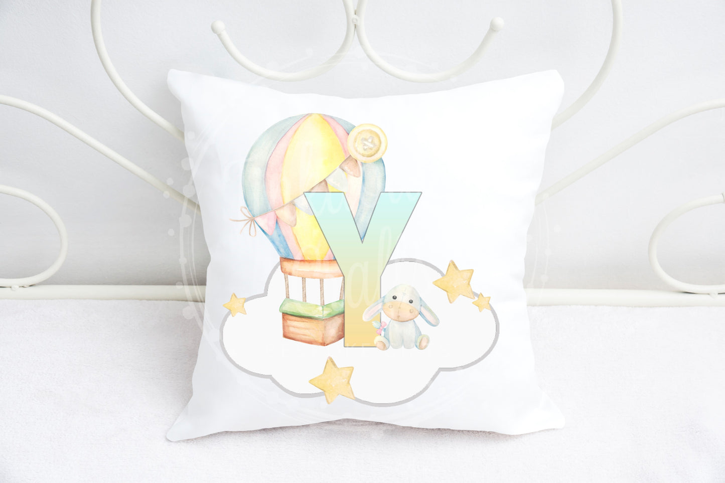 Baby nursery alphabet cushion A-Z