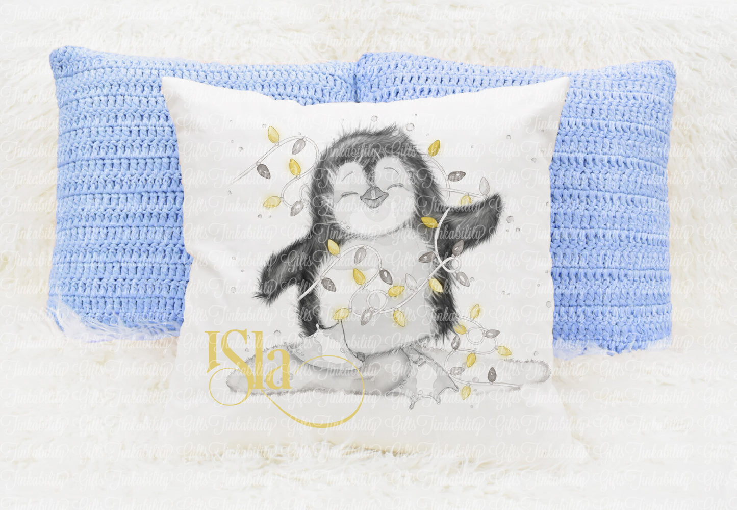 Penguin Plush Cushion